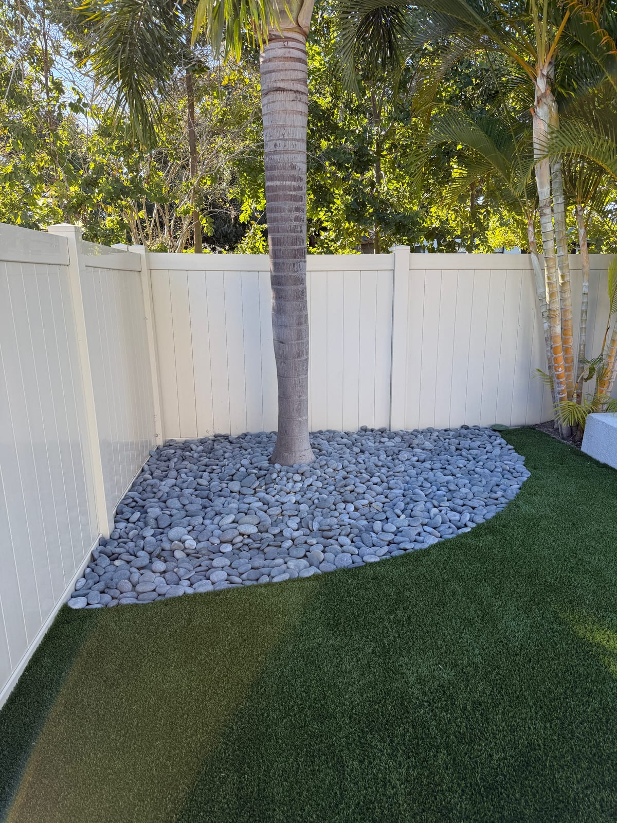 Florida residential landscape — front yard view